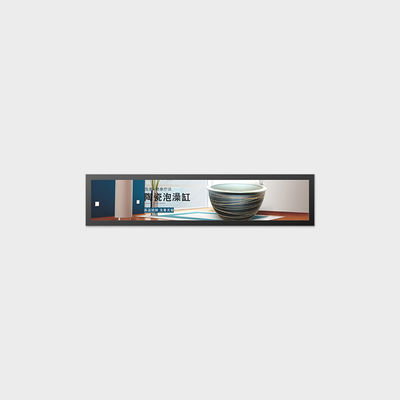 Display LCD a barre da 28 pollici 1920*360 LVDS 1000nits per segnaletica sociale