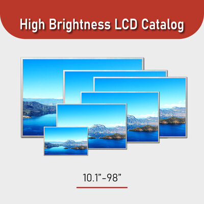 10.1-98" Dimensione del pannello Visualizzazione LCD ad alta luminosità con luminosità tipica 700-5000