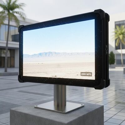 Soluzione standard con display TFT da 21,5 pollici con supporto di luminosità da 2000 nit per esterni