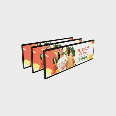 Pubblicità LCD con display a barra da 37 pollici con guscio completamente in metallo dal design sottile