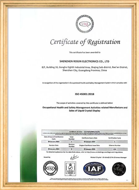 CINESE Shenzhen Rogin Electronics Co., Ltd. Certificazioni