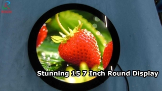 Display LCD rotondo da 15,7 pollici Risoluzione 960 * 960 con sistema Android.
