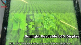 Display LCD da 19 pollici leggibile alla luce solare 800 nit