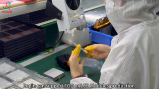 Le 3 diverse fabbriche di LCD di Rogin con ruoli diversi nelle produzioni e soluzioni personalizzate.