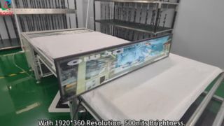 Display LCD a barra da 48,5 pollici 1920*360 V-by-One 500nits